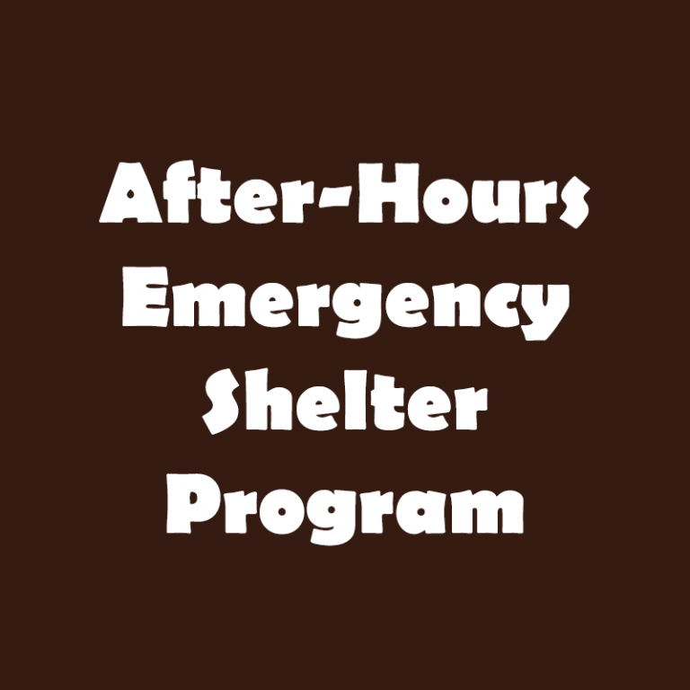 After Hours Emergency Shelter Program